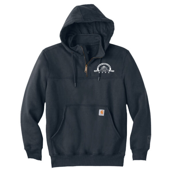 FLAG Design - Carhartt 1/4 Zip Rain Defender Hooded Zip Mock Sweatshirt Thumbnail
